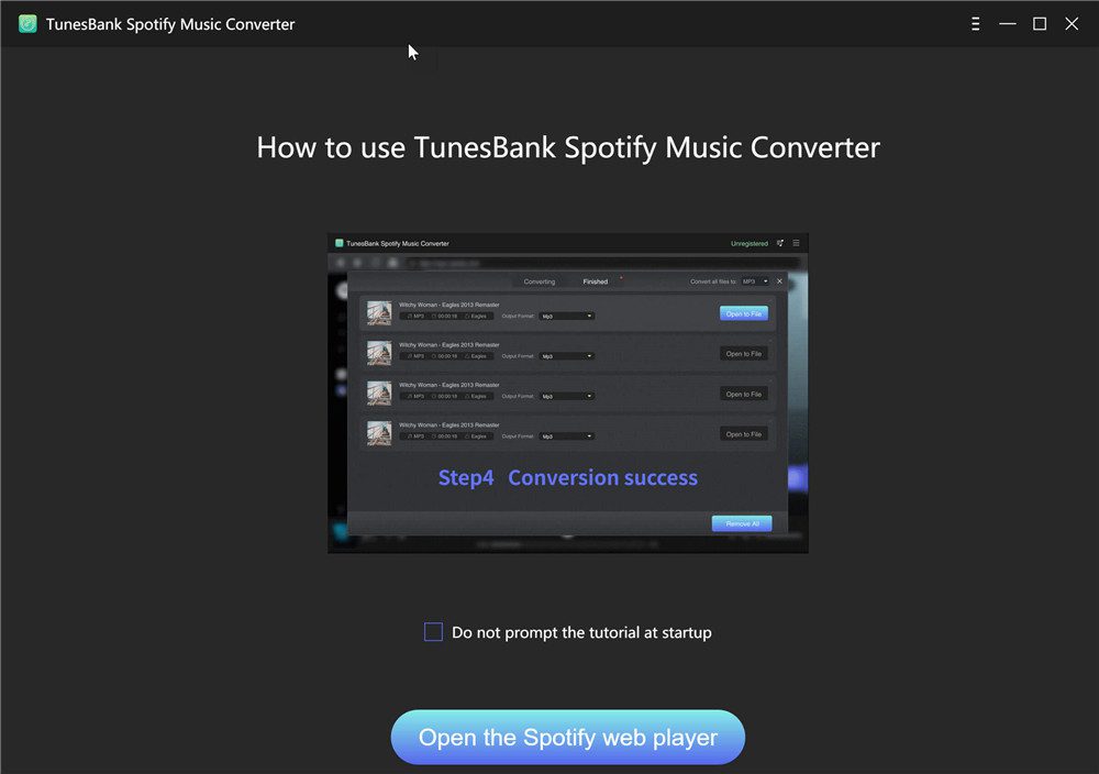 launch-tunesbank-spotify-music-converter-for-windows